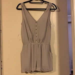 Lavender/Grey romper